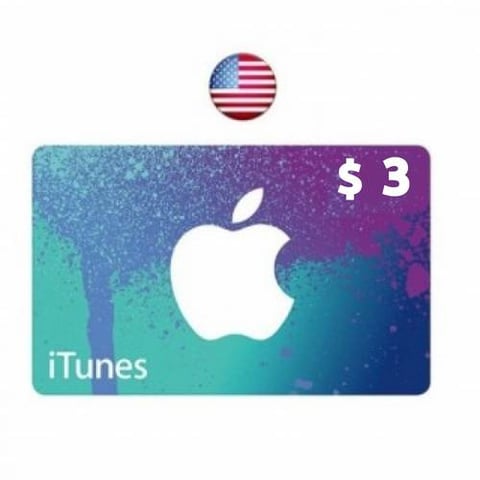 آيتونز بقيمة 3$ - أمريكي [ مفتاح ]