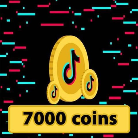 شراء كوينز تيك توك بقيمة 7000 كوين