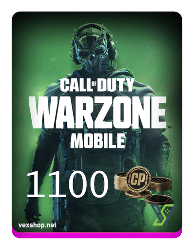 Call of Duty Warzone Mobile 1100 CP (Official Top Up)
