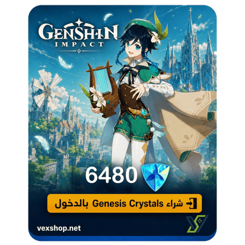 Top up 6,480 Genshin Impact Crystals via login [PC / Mobile]