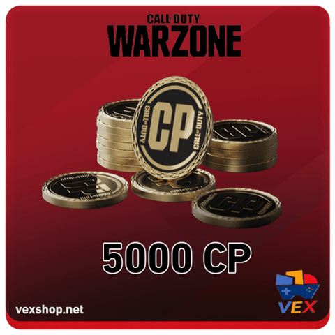 شحن نقاط Call of Duty Warzone بقيمة 5000 [جوال/منصات]