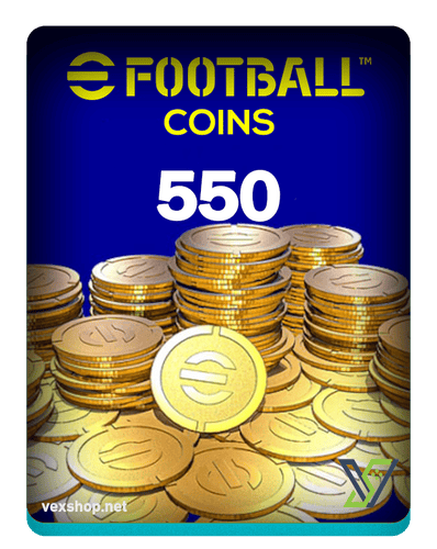 شحن لعبة eFootBall بقيمة 550 كوينز