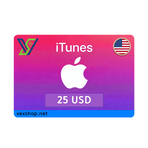 iTunes $25 Gift Card - USA - [ Key ]