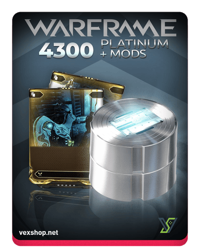 Top Up 4300 Platinum for WarFrame