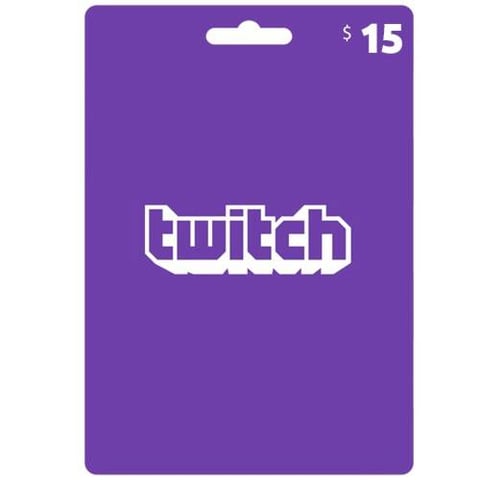 بطاقة شحن Twitch بقيمة 15$ - عالمي - [ مفتاح ]