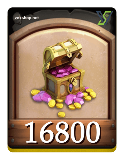 Castle Clash Gems Top-up 16800 Gems