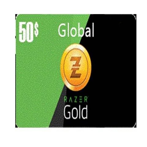 بطاقة ريزر جولد 50$ عالمية [ مفتاح ]