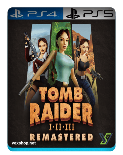 لعبة Tomb Raider I-III Remastered Starring Lara Croft لمنصة سوني5/سوني4 [ حساب ]