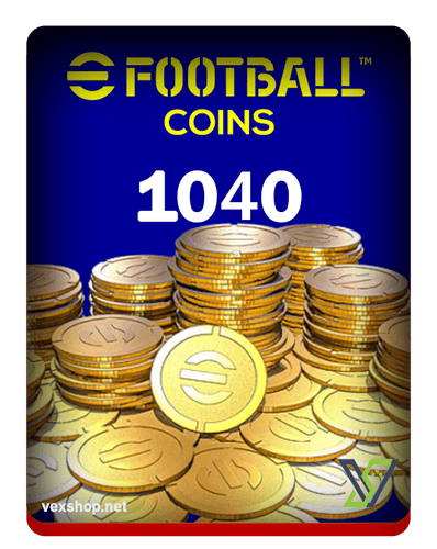 شحن لعبة eFootBall بقيمة 1040 كوينز