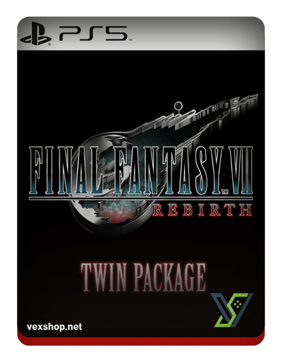 لعبة FINAL FANTASY VII REMAKE and REBIRTH Twin Pack لمنصة سوني5 [ حساب ]