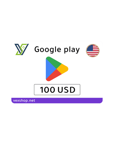قوقل بلاي بقيمة 100$ - أمريكي - [ مفتاح ]