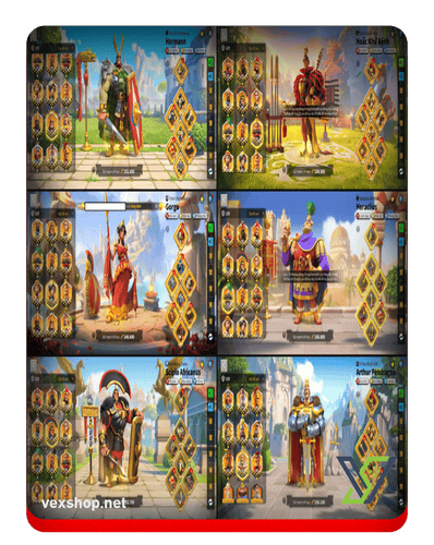 شراء حساب رايز اوف كينج دوم في آي بي S باور 231 مليون [وصول كامل]