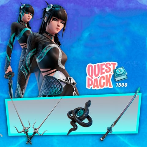 فورتنايت حزمة Sapphire Hagiri Quest Pack [ مفتاح ]
