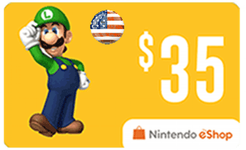 Nintendo Switch 35 USD USA Gift Card [ Digital Key ]