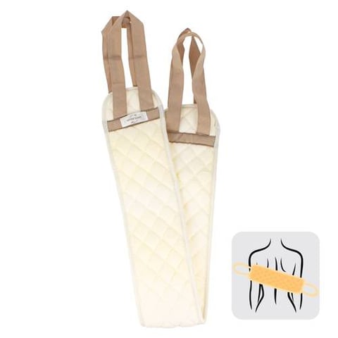 Back Scrubber Loofah - White