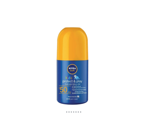 NIVEA Sun Kids Protect & Play SPF50 Sunscreen Roll On 65ml