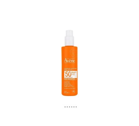 Avene Sunsitive Sunscreen Spray SPF 50+ 200ml