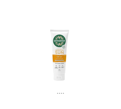 Dermaveen Sensitive Sun SPF 50+ Moisturising Face & Body Cream 100g