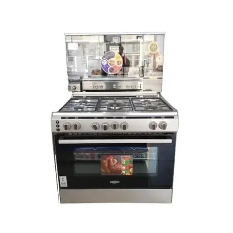 فرن جنرال كلاس 60*90 5 عيون حمال نقيل مزود بمروحة داخلية GEN9060-BH