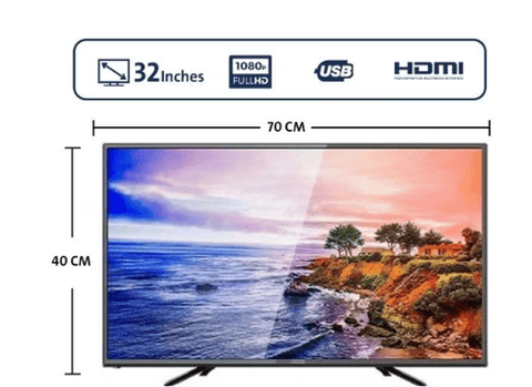 توشيرو شاشة تلفزيون 32 بوصة - LED - سوبر سليم - اتش دي - TRO32LED3