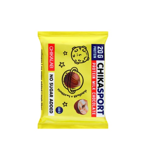 Chikalab Milk Chocolate with Hazelnut 100g