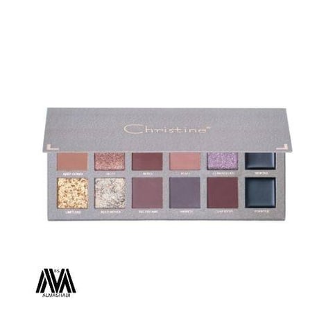 Christine CH-E2215 12 Color Eyeshadow Palette A