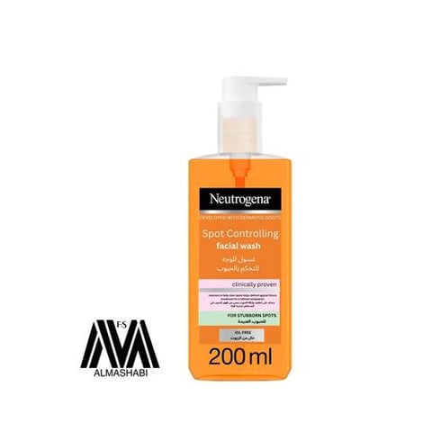 Neutrogena Control Face Wash 200ml Oil-Free fSpots Skin Cleansing