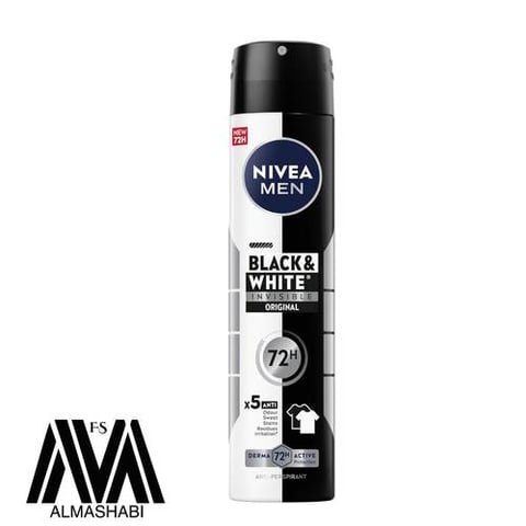 Nivea Men Invisible Original Deodorant For Black & White Clothes Spray 200 ml