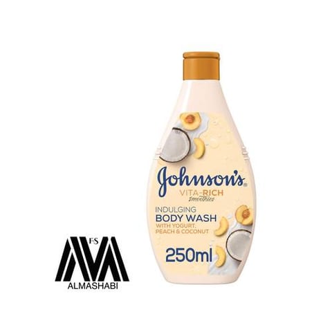 Johnson's Yogurt, Peach and Coconut Body Wash 250 ml