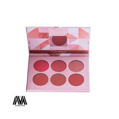 Christine CH2001 6-Color Blush Palette Set