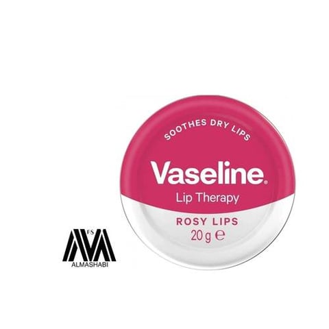 Vaseline Lip Therapy Lip Balm with Rose and Almond Oil, 20 grams