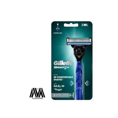 Gillette Mach3 Razor with 2 Refill Blade