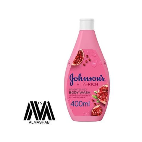 Johnson's Pomegranate Blossom Nourishing Body Wash 400ml