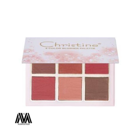 Christine CH-B2202 6-Color Blush Palette C