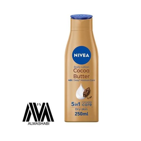 Nivea Cocoa Butter Vitamin E Body Lotion for Dry Skin 250 ml