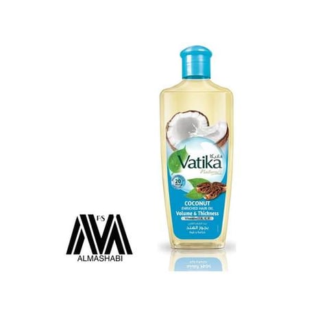 Vatika hair oil with coconut, castor and henna extracts 300 ml