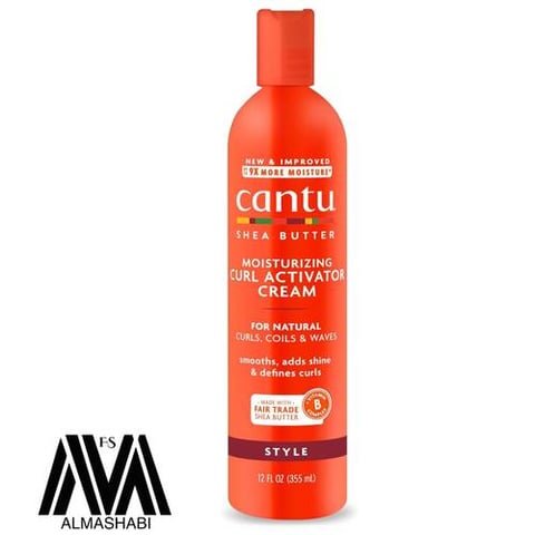 Cantu Curly Activator Cream with Shea Butter for Natural Moisturizing Hair 355 ml