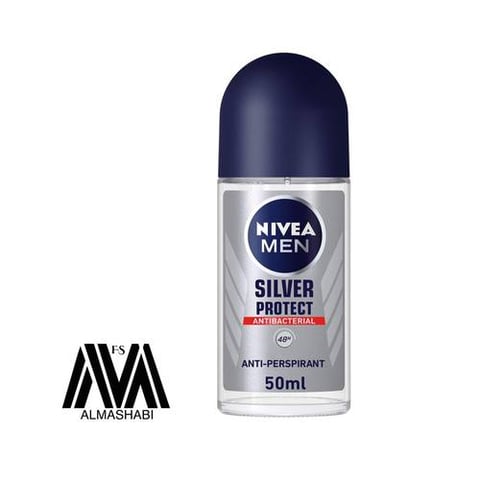 Nivea Protect Roll On Deodorant For Men Silver 50 ml