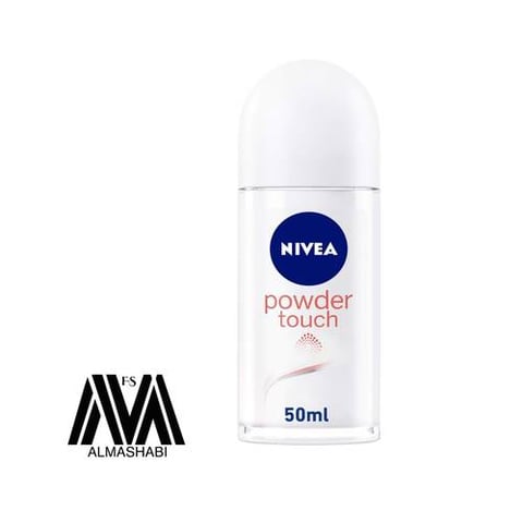 Nivea Deodorant for Women, Powder Touch, Roll On 50 ml