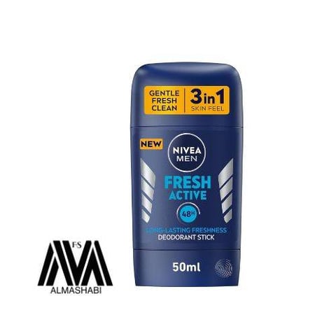 Nivea Fresh Active Stick Deodorant for Men, 50 ml