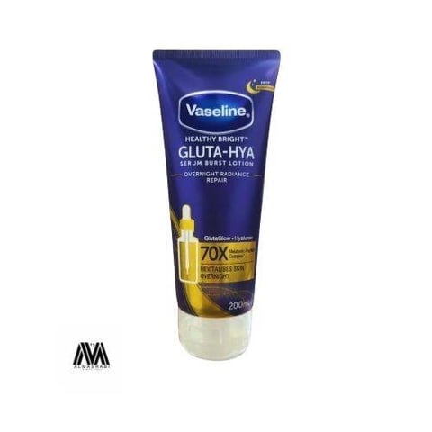 Vaseline Gluta Haya Serum Burst Overnight Lotion 200ml Radiance