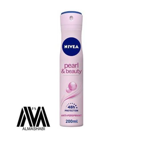 Nivea Pearl & Beauty Deodorant Spray for Women, 200 ml