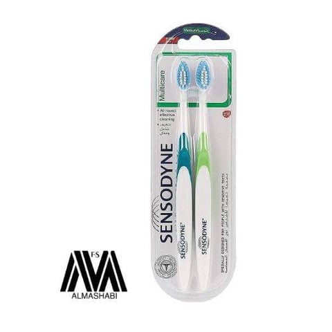 Sensodyne MultiCare 1+1 Sensitive Toothbrush Multicolour, Manual, Adult 2