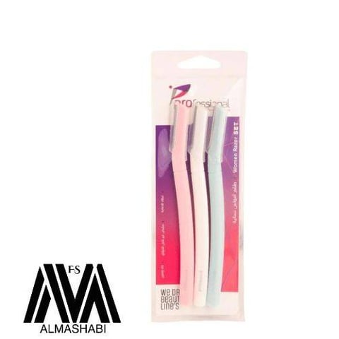 Professional eyebrow razors