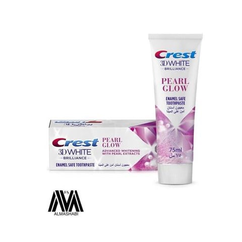 Crest 3D White Pearl Glow Toothpaste - 75ml