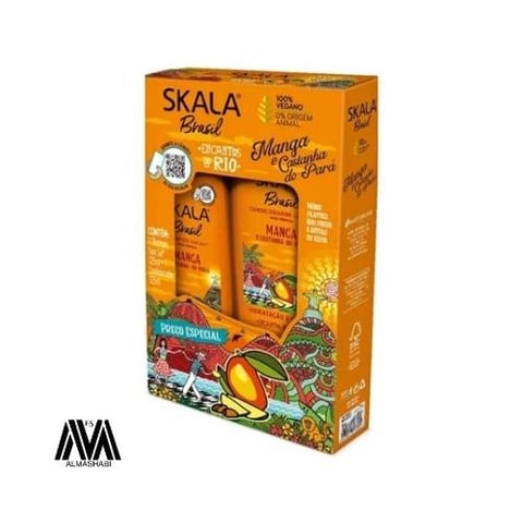 Scala Mango & Brown Shampoo + Conditioner Set for Curly Hair - 325 ml