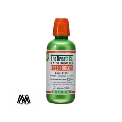 The Breath Co. Mild Mint Mouthwash 500ml