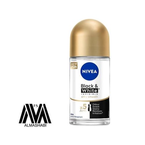 Nivea deodorant roll-on for women black and white 50 ml