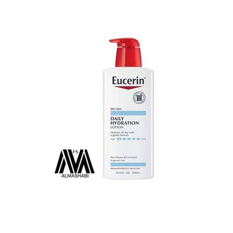 Eucerin Daily Skin Moisturizing Lotion, Fragrance Free, 500 ml
