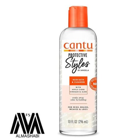Angela Protective Styles Cantu Shower Wash and Hair Cleanser with Apple Cider Vinegar and Aloe Vera 296 ml